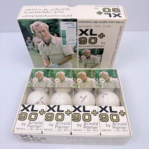Vintage 70's Arnold Palmer XL90+ Golf Balls (12) ProGroup  Surlyn "A" Cover NOS